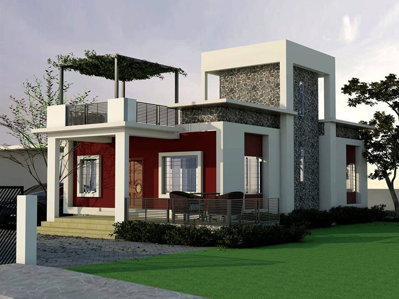 One Story Home Designs Single Storey House Plans
